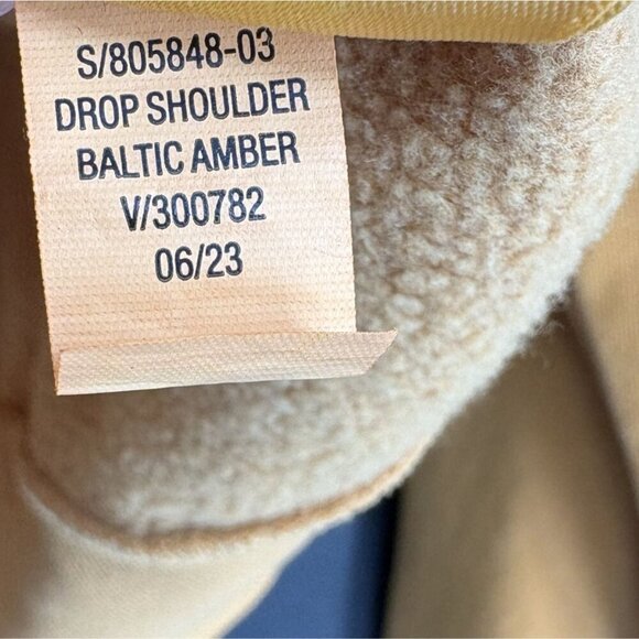 NWT Old Navy Women's Christian Graphic Sweatshirt S Mustard Yellow He Has A Plan - Picture 8 of 10